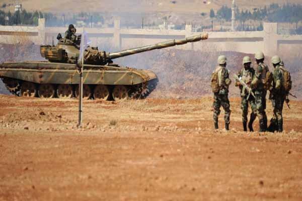 ارتش سوریه کاروان نظامی آمریکا را وادار به عقب نشینی کرد