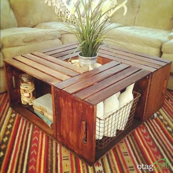 ساخت میز جلو مبلی چوبی، معرفی 6 ایده جذاب برای ساخت میز