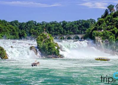 تور اروپا ارزان: آبشار راین در سوئیس ، بزرگترین آبشار اروپا