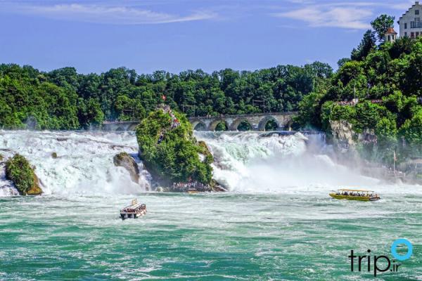 تور اروپا ارزان: آبشار راین در سوئیس ، بزرگترین آبشار اروپا