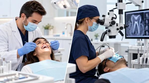 فرق دندانپزشک با متخصص ریشه؛ کدام مناسب من است؟